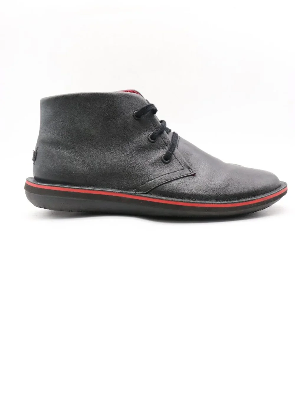 Camper Beetle Men's Size EU 43 Black Leather Ankle Boots Lace Up 36530-008